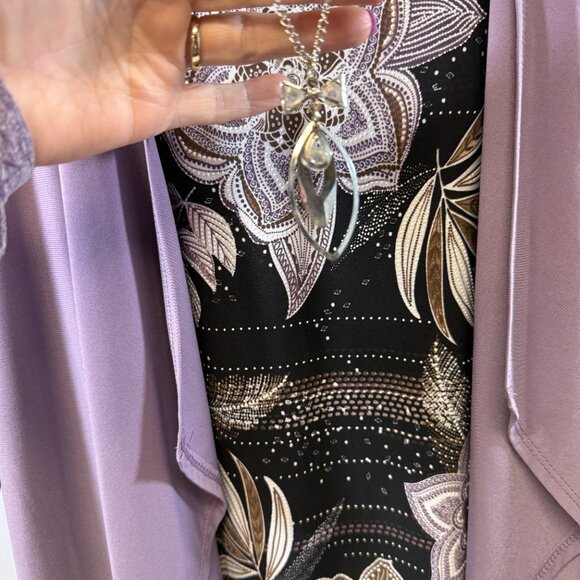 R&M Richards Cocktail Jacket Dress Women's Plus Size 16 - Picture 3 of 16